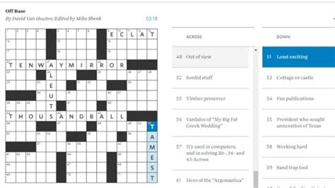 least covered crossword clue|Least covered .